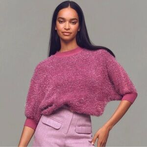 NWOT Anthropologie | Maeve Violetta Tinsel Sweater